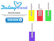 Tablet Screenshot of datingfriend.net